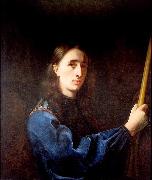 Self-portrait as St. George with the Dragon, 1653, Johann Ulrich Mayr