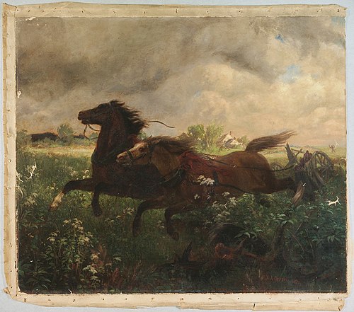 Runaways, 1877, Johannes Adam Simon Oertel
