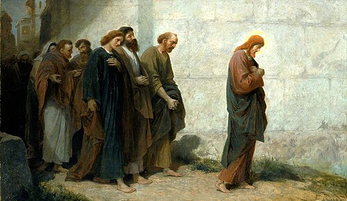 Going Down to Gethsemane, 1898, Johannes Adam Simon Oertel