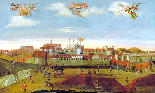 The Tower of London, 1689, Johann Spilberg