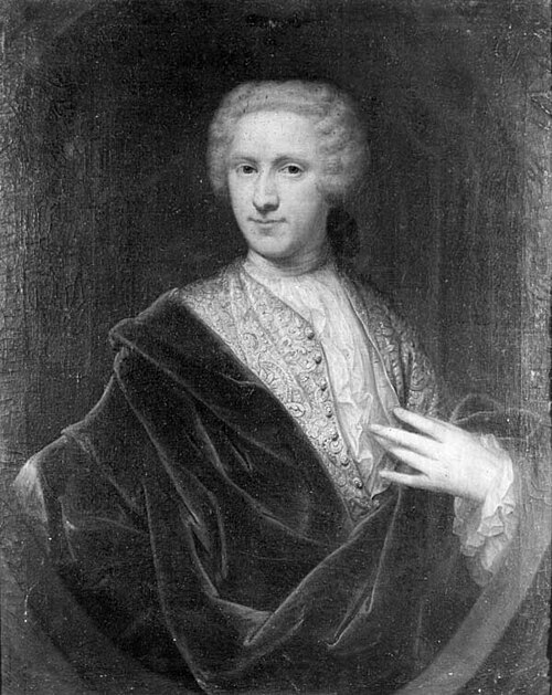 Portrait of Jacob Carel Martens (1711-1758), 1734, Johannes Vollevens