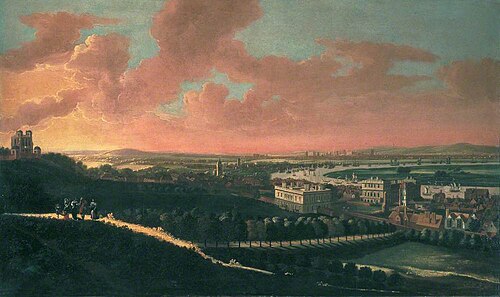 London from Greenwich Hill, 1680, Jan Vorsterman