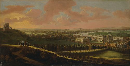 Greenwich, with London in the distance, 1680, Jan Vorsterman