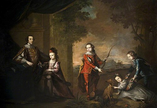 The Molyneux Family of Castledillon, County Armagh, 1758, John Astley