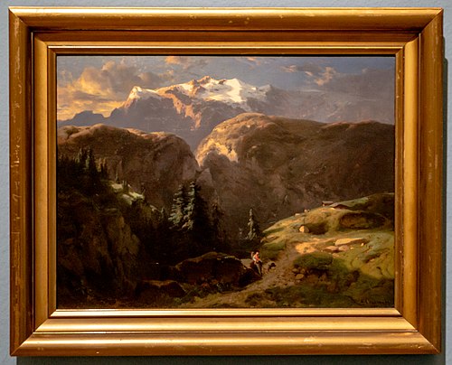The Weatherhorn, 1850, Alexandre Calame