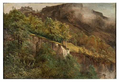 Mountaneous Landscape in Valais, 1840, Alexandre Calame