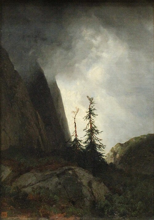 Route du Grimsel (canton de Berne), 1850, Alexandre Calame