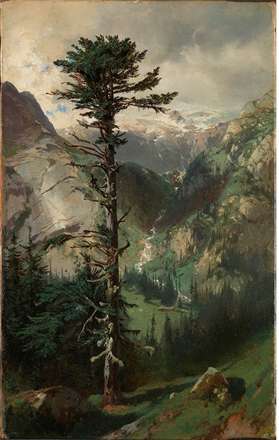 At Handeck, 1860, Alexandre Calame