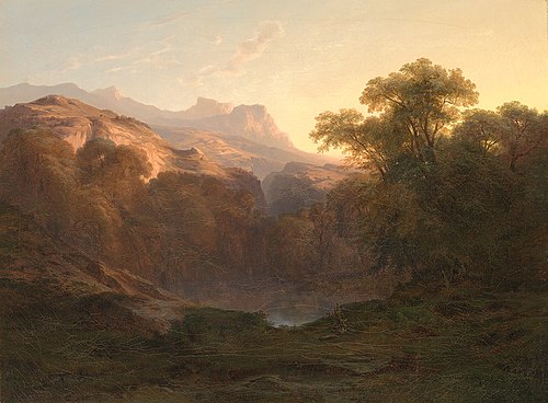 Paysage de montagne, 1838, Alexandre Calame