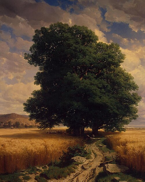 Landscape with Oaks, 1859, Alexandre Calame