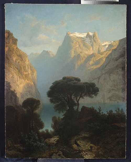 Le Lac des Quatre-Cantons, 1850, Alexandre Calame