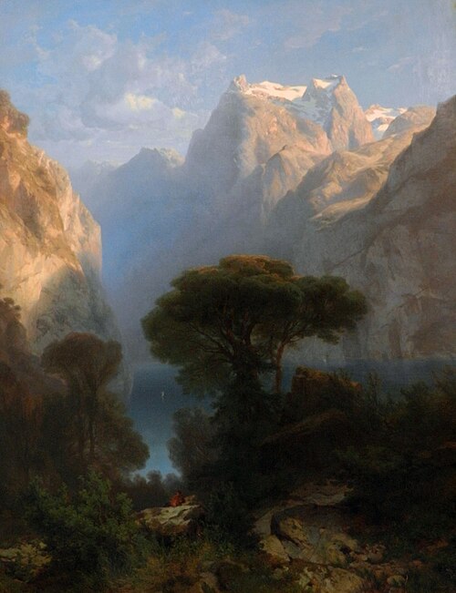 Lake Lucerne, 1853, Alexandre Calame