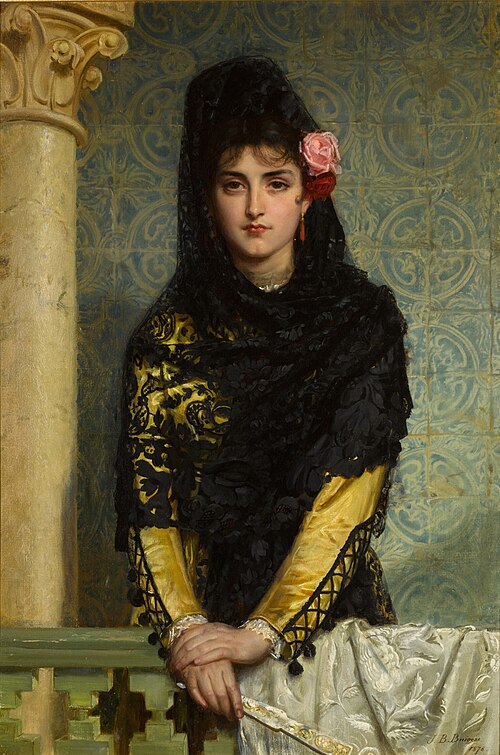 The Spanish lady, 1878, John Bagnold Burgess