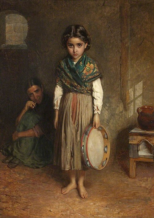 A Little Spanish Gipsy, 1868, John Bagnold Burgess