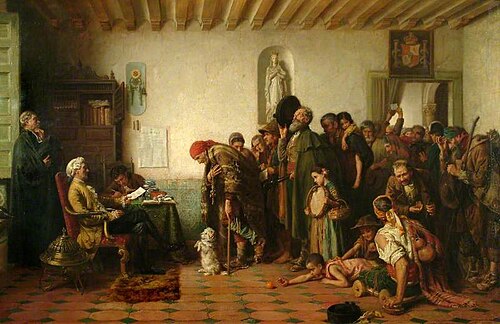 Licensing the Beggars in Spain, 1877, John Bagnold Burgess