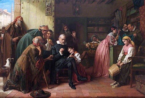An Artist's Almsgiving, 1886, John Bagnold Burgess