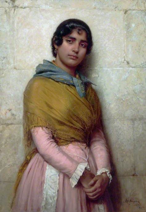 A Gypsy Girl of Seville, 1887, John Bagnold Burgess