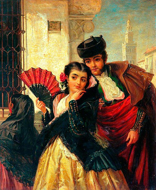 Scene in Spain, near Seville, 1853, John Bagnold Burgess