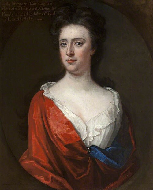 Margaret Cunningham (c.1662–1742), Countess of Lauderdale, , John Medina
