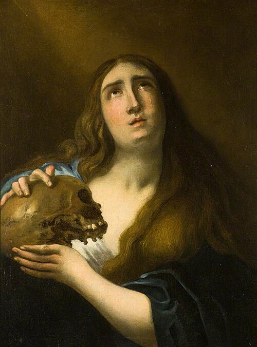 Saint Mary Magdalen with a Skull, , John Medina