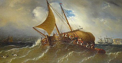 Marine par gros temps, , Adrien Lainé