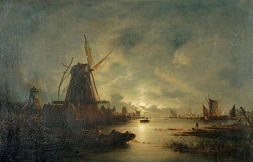 Fishing Boats on the Scheldt, , John Bernay Crome