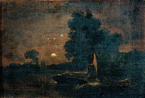 Moonlight Scene, Carrow, , John Bernay Crome