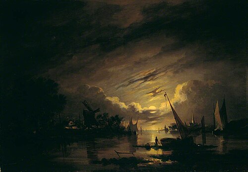 Moonlight, , John Berney Crome