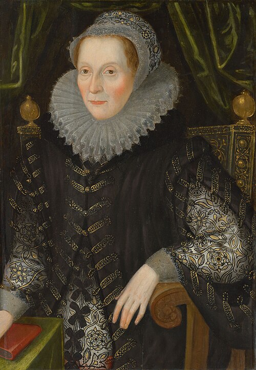 Joan Stint, Mrs George Evelyn (1550-1613), 1580, John Bettes le Jeune