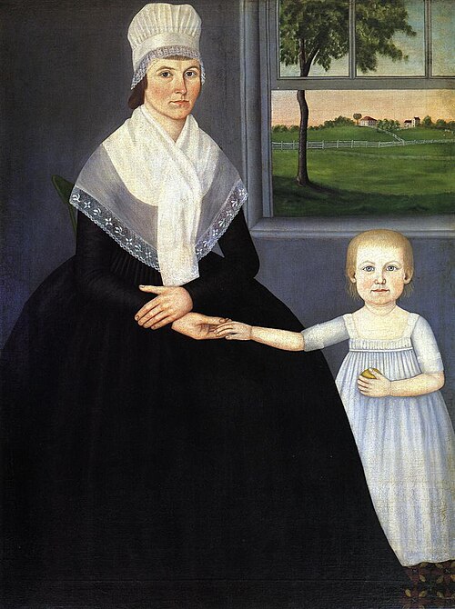 Mother with Son, 1799, John Brewster