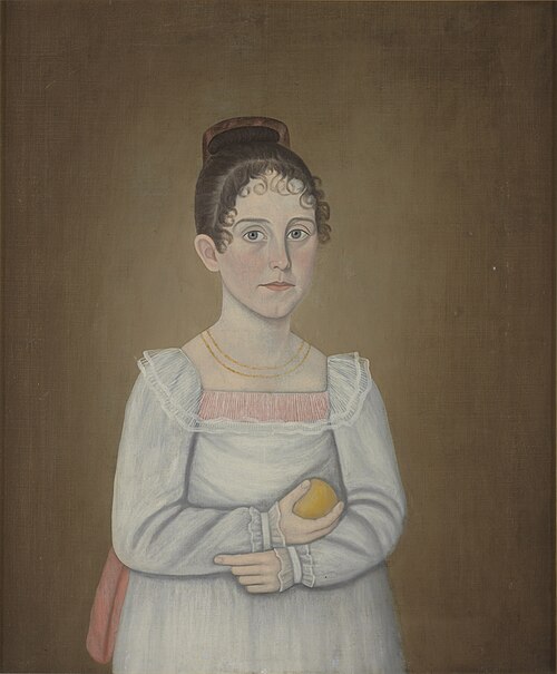 Portrait of a Young Girl, 1814, John Brewster