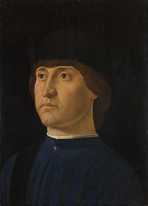 Portrait of a Man, 1486, Jacometto Veneziano