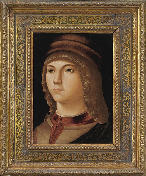 Portrait of a young man, 1450, Jacometto Veneziano