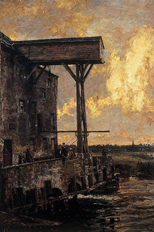 Foster's Old Mill, Cambridge, 1900, John William Buxton Knight