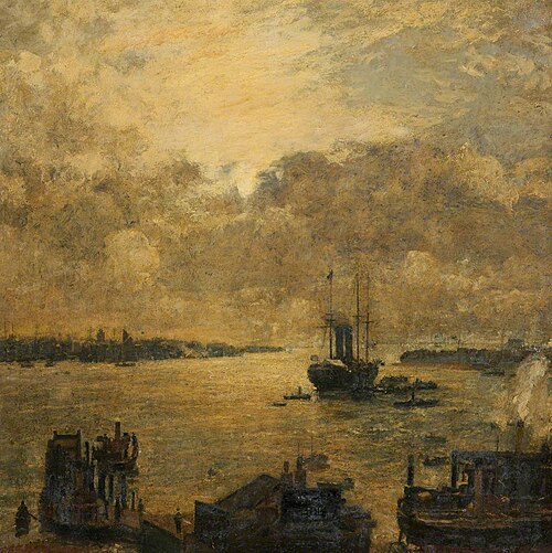 Portsmouth Harbour, Hampshire, , John William Buxton Knight