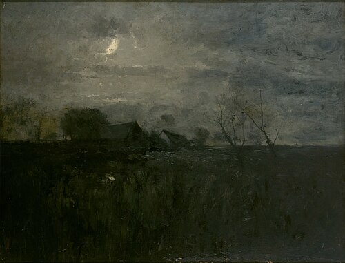 Moonlit Landscape, 1900, John William Buxton Knight