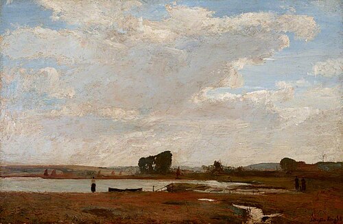 A River Estuary, 1885, John William Buxton Knight