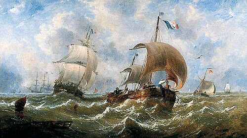 A Fresh Breeze, 1867, John Callow