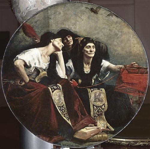 Les Parques, 1885, Alfred Agache