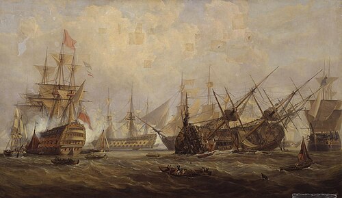Loss of the ‘Royal George’, 1840, John Christian Schetky