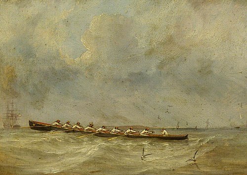 HMS 'Pique's' gig, , John Christian Schetky
