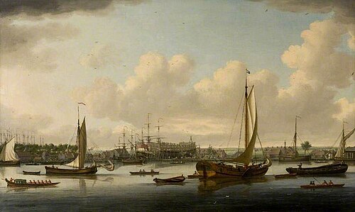 A Shipyard on the Thames, 1762, John, Sr. Cleveley