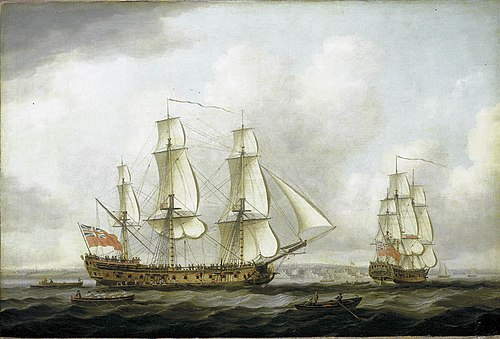 The East Indiaman 'Princess Royal', 1770, John, Sr. Cleveley