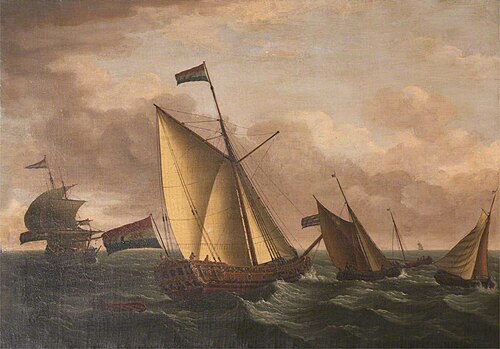 Dutch Ships in Choppy Seas, 1758, John, Sr. Cleveley