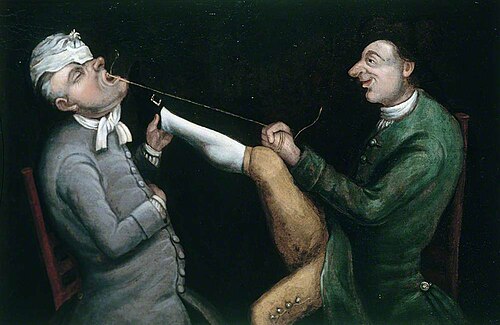 The Dentist, 1770, John Collier