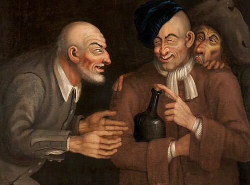 Human Passions (Three Drunkards and a Bottle), , John Collier