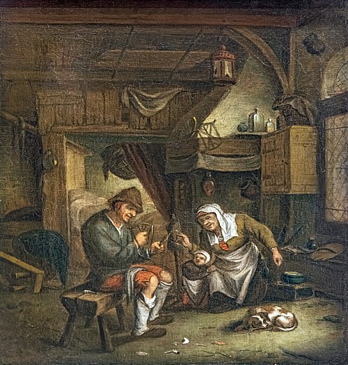 Intérieur hollandais, 1700, David Teniers l'Ancien