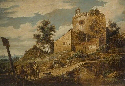 Bridge with Buildings and Figures, , David Teniers l'Ancien