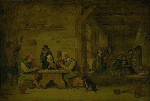 Interior of an Inn, 1620, David Teniers l'Ancien