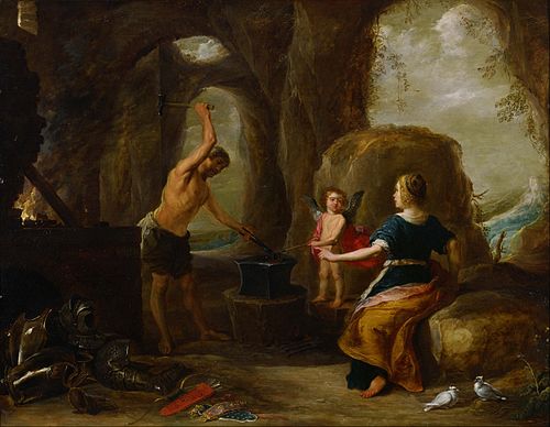Venus Visiting Vulcan’s Forge, 1638, David Teniers l'Ancien